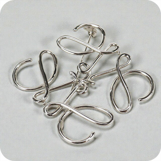 中古 ロエベ ブローチ レディース ブランド LOEWE アナグラム 111.25