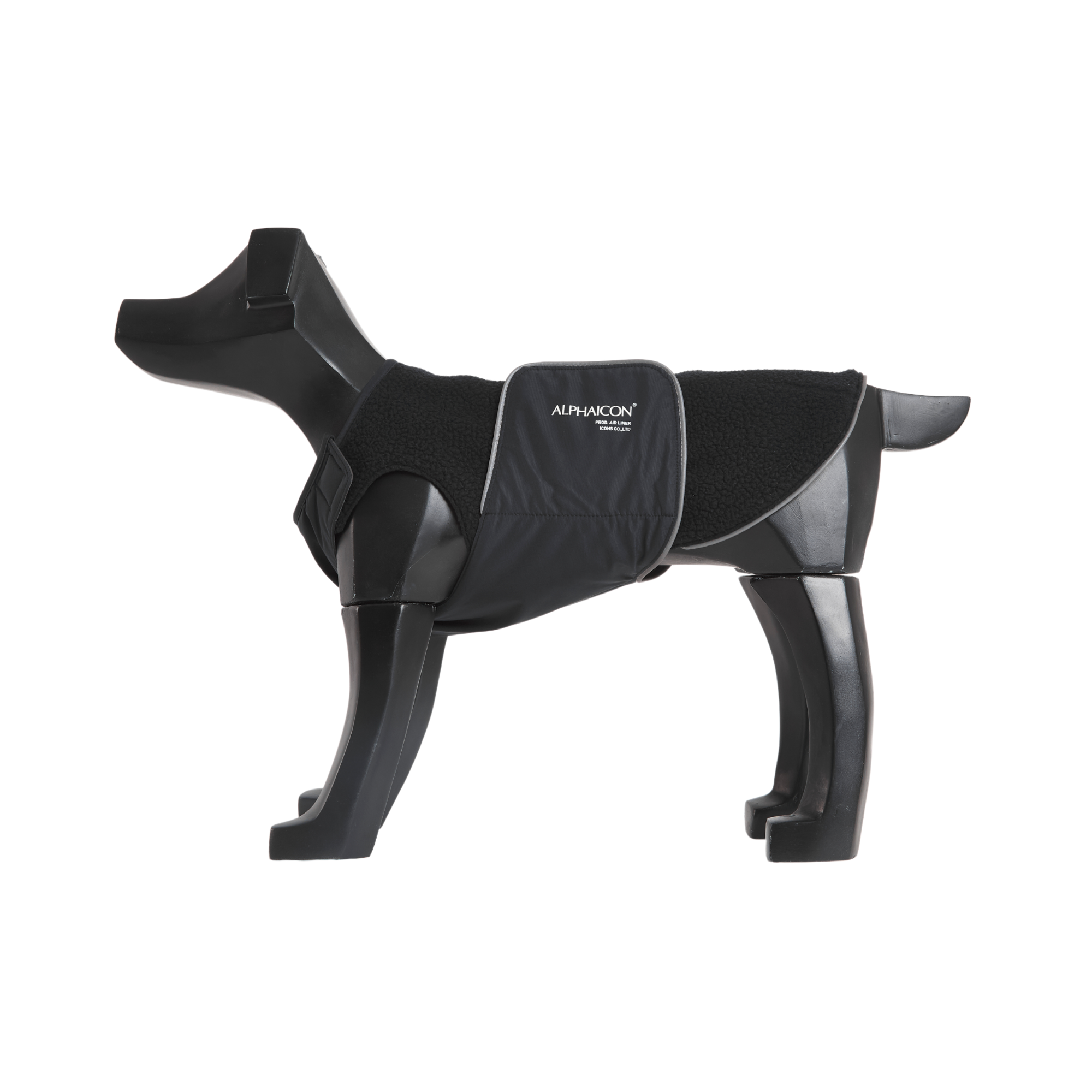 ALPHAICON エアライナーブラック 犬服 S