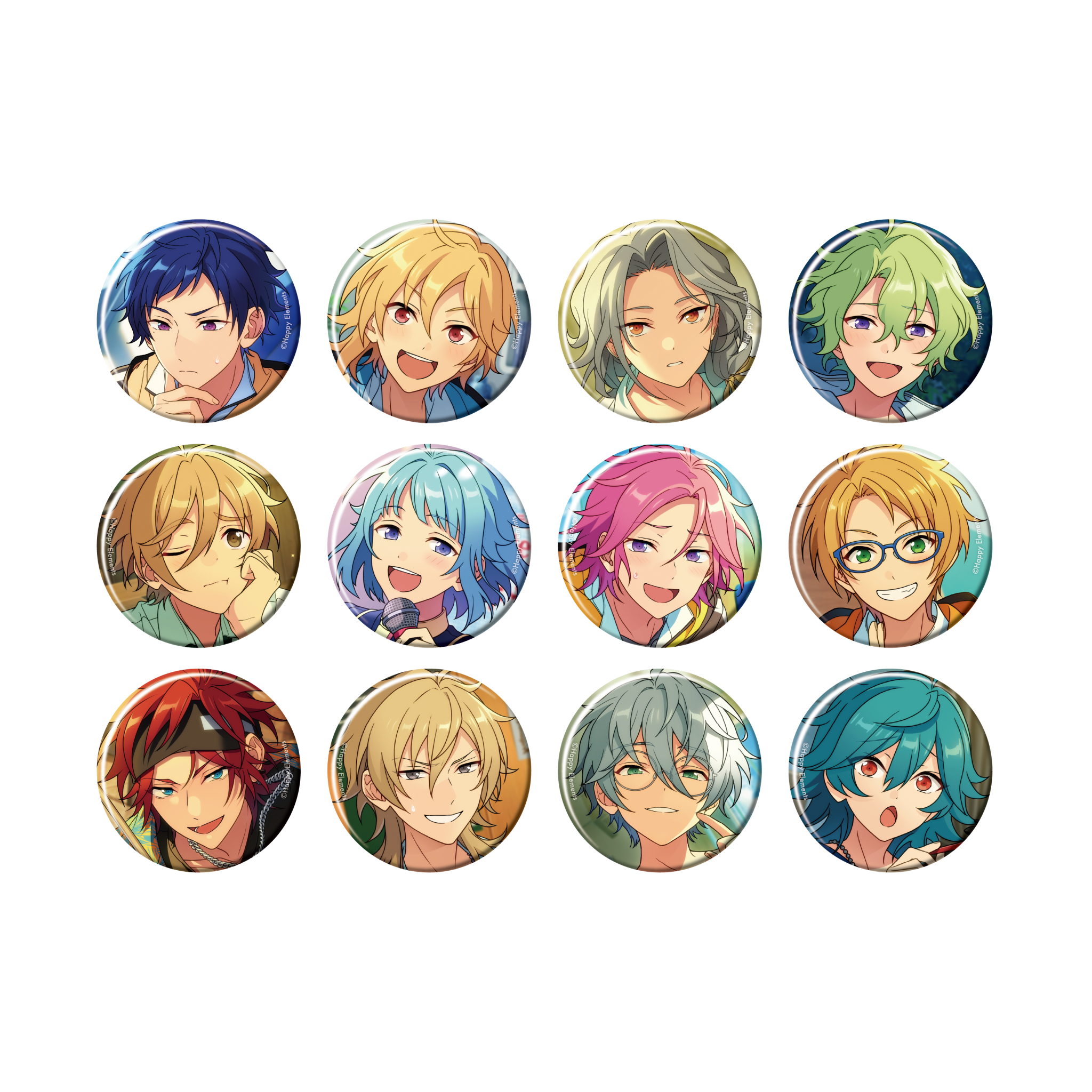 大神晃牙 あんスタ コレクション缶バッジ 2025 Aug Casual 30個