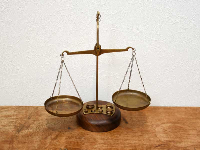 楽天市場】バランス クラシック ブラス 真鍮 天秤 てんびん はかり