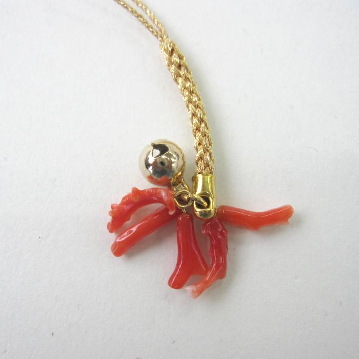 楽天市場】日本 高知産赤珊瑚 枝の根付. （5個付） 開運 お守り 厄除け