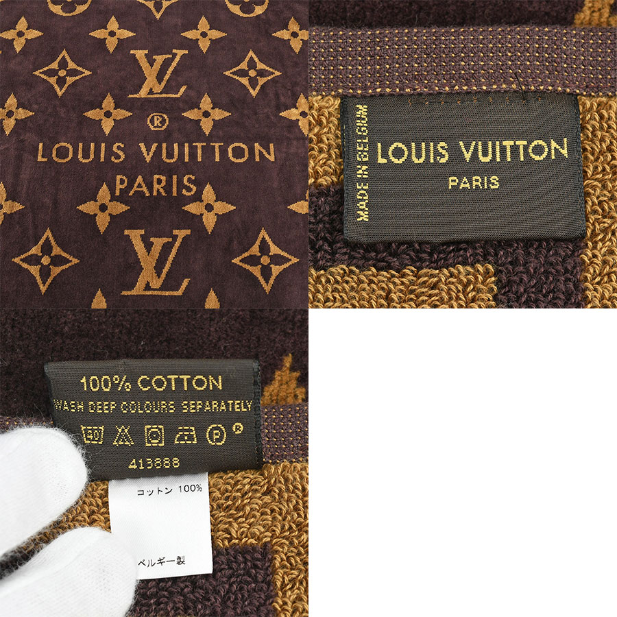 楽天市場】ルイヴィトン LOUIS VUITTON ビーチタオル ドラ ドゥ バン