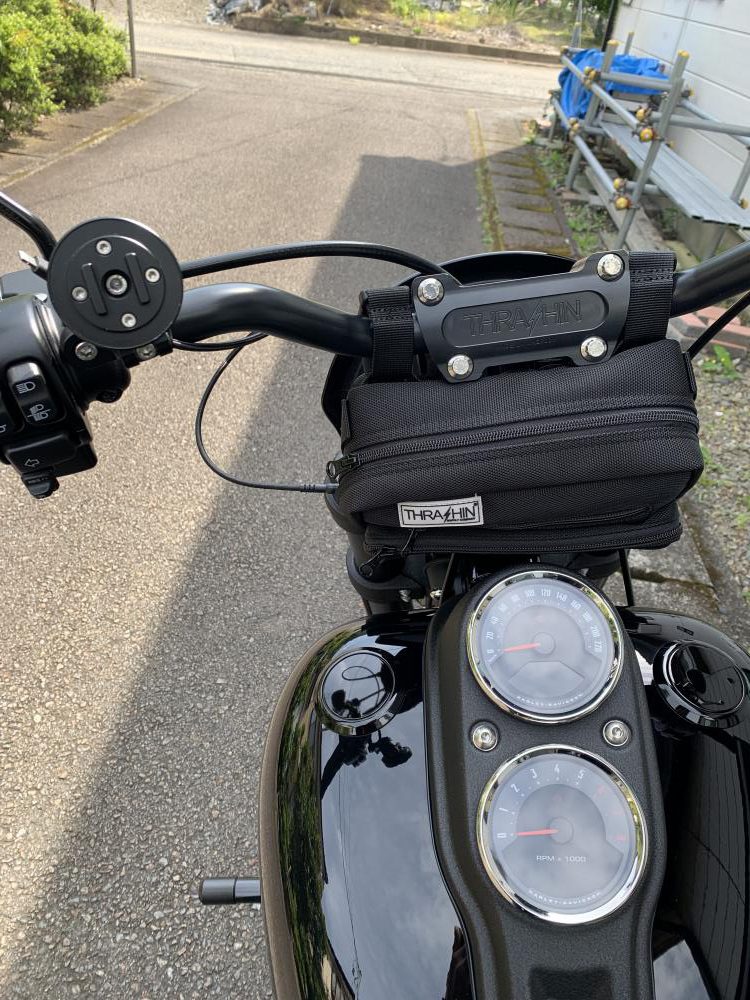 スラッシンサプライ ハンドル バーバッグ THB-0003 美品ハーレー