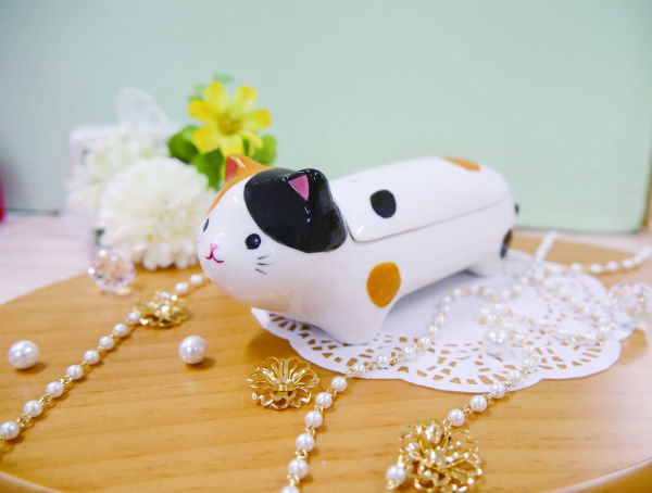 トコトコ犬猫香炉・お香を寝かせて焚ける安全香炉-お香立て・香立て・香立