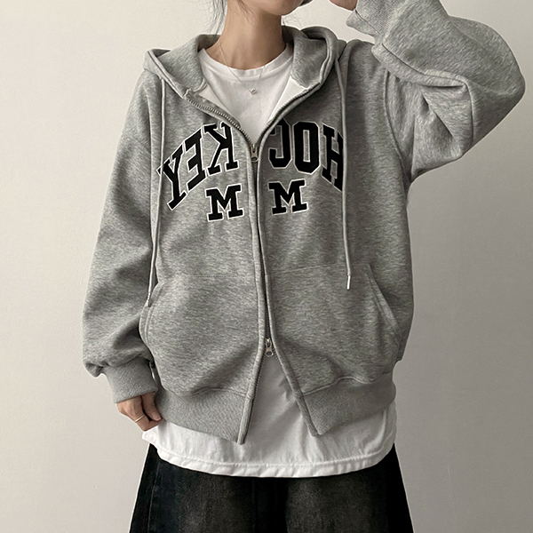 ダブルジップパッチジップパーカー | レディースファッション通販 - DHOLIC