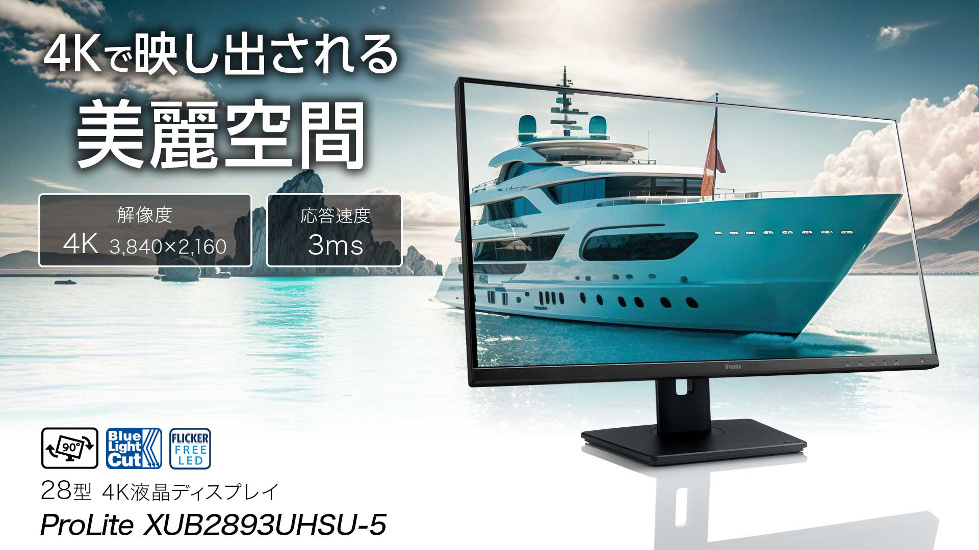 ProLite XUB2893UHSU-5│iiyama│BTOパソコン・PC通販ショップのマウス