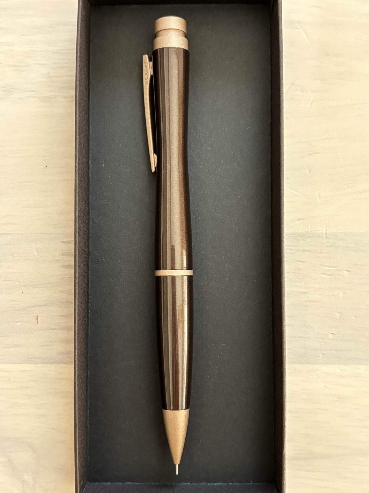 SEASAR Aero ブラウン シャープペンシル 【最終値下げ！！】 Aero 剛