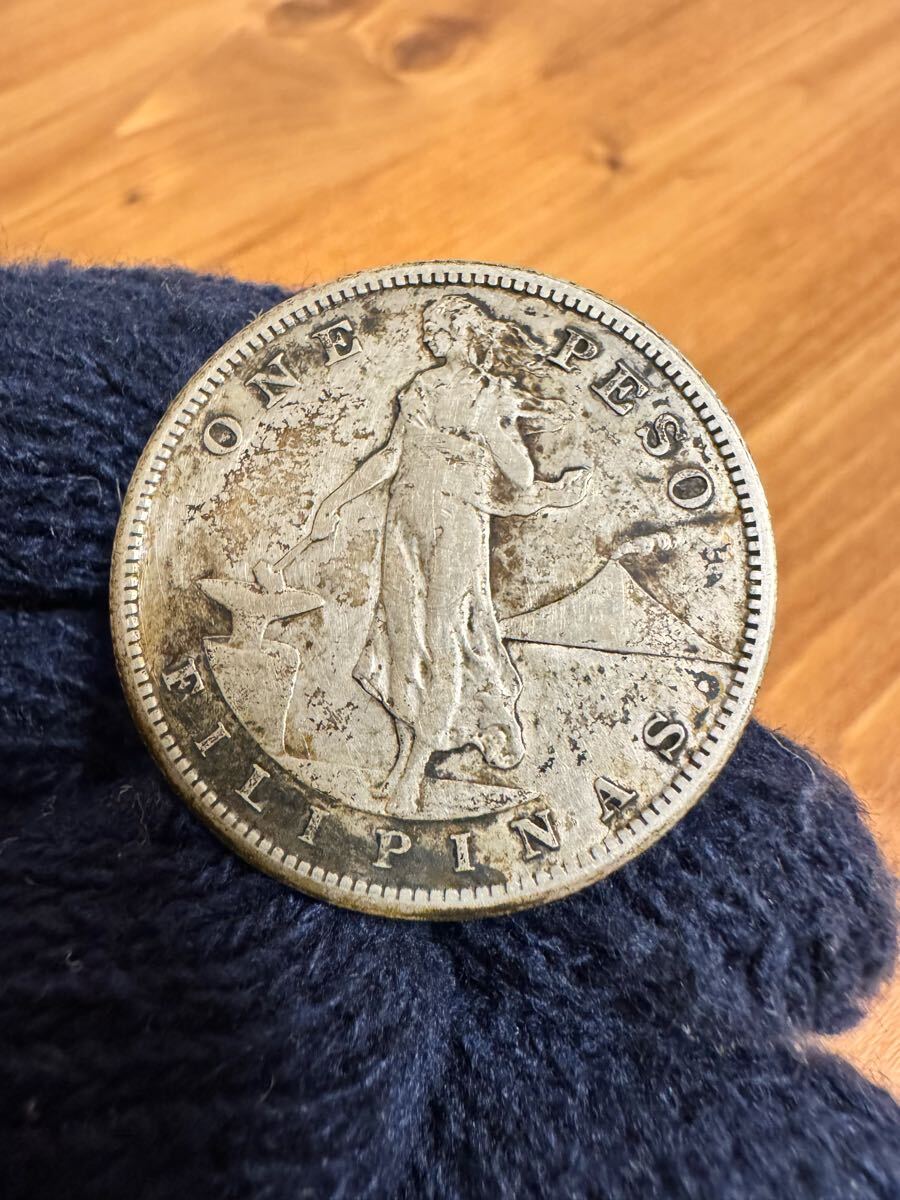 1ペソ銀貨 1908 S まとめて 銀貨 古銭 硬貨 貨幣 フィリピン 銀貨 4277