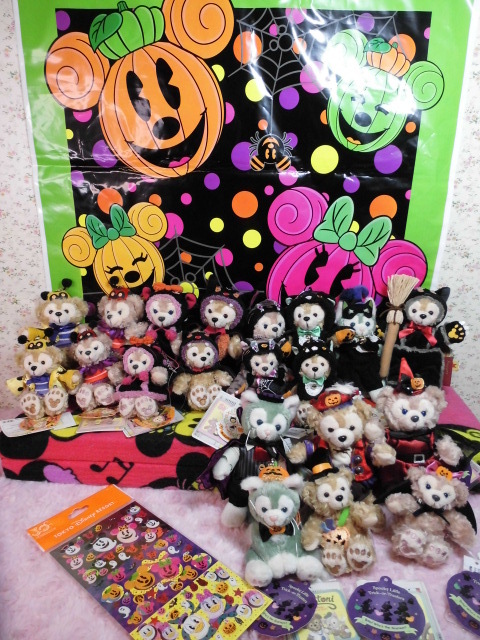 Yahoo!オークション -「ダッフィー ハロウィン ぬいぐるみバッジ