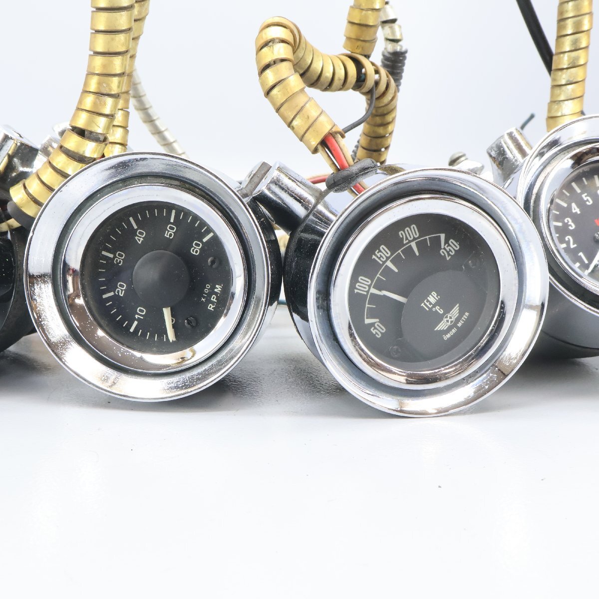 ハーレー 5連 メーター パン ショベル エボ