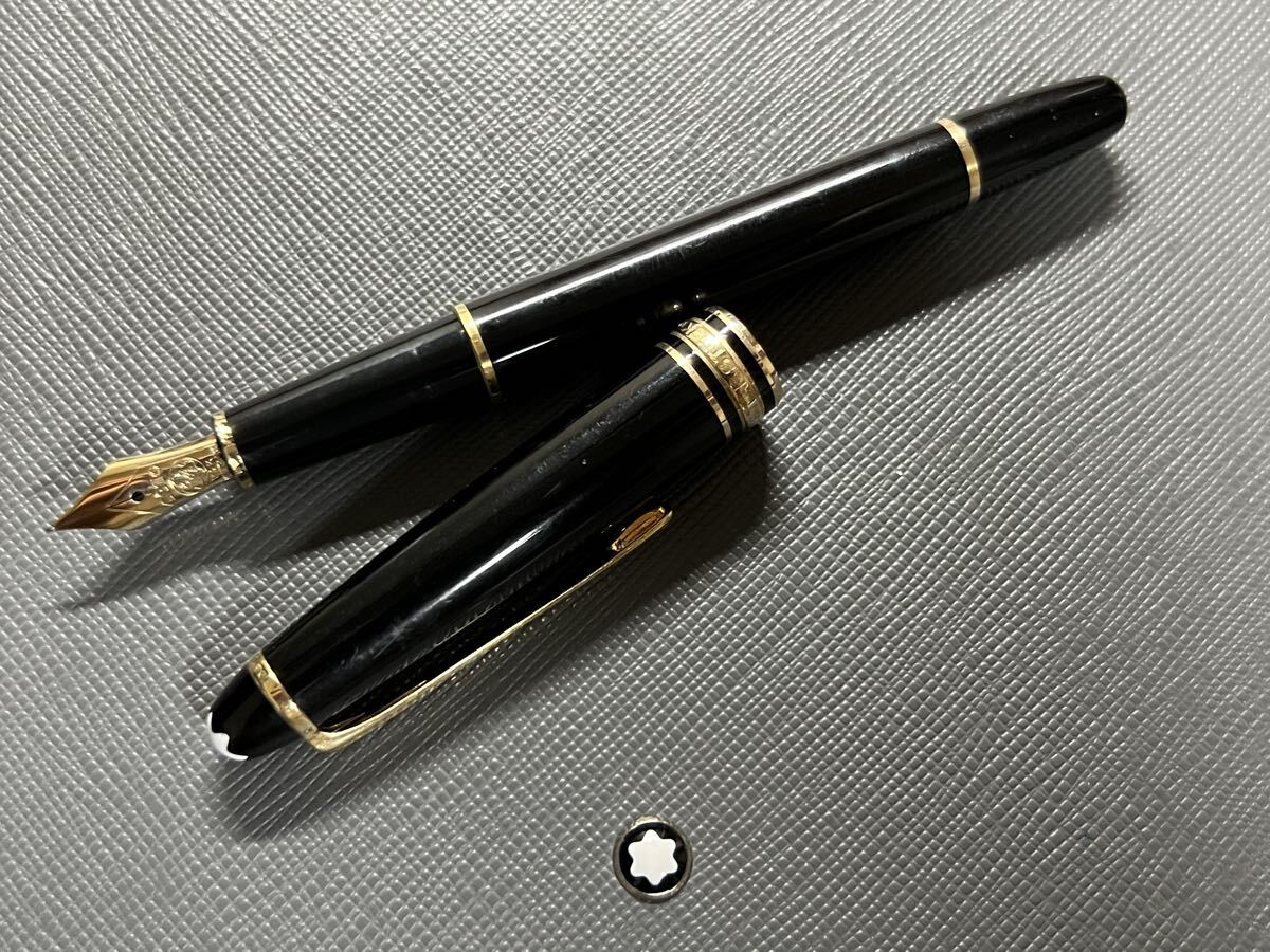 モンブラン マイスターシュテュック 144 万年筆 ブラック 全金