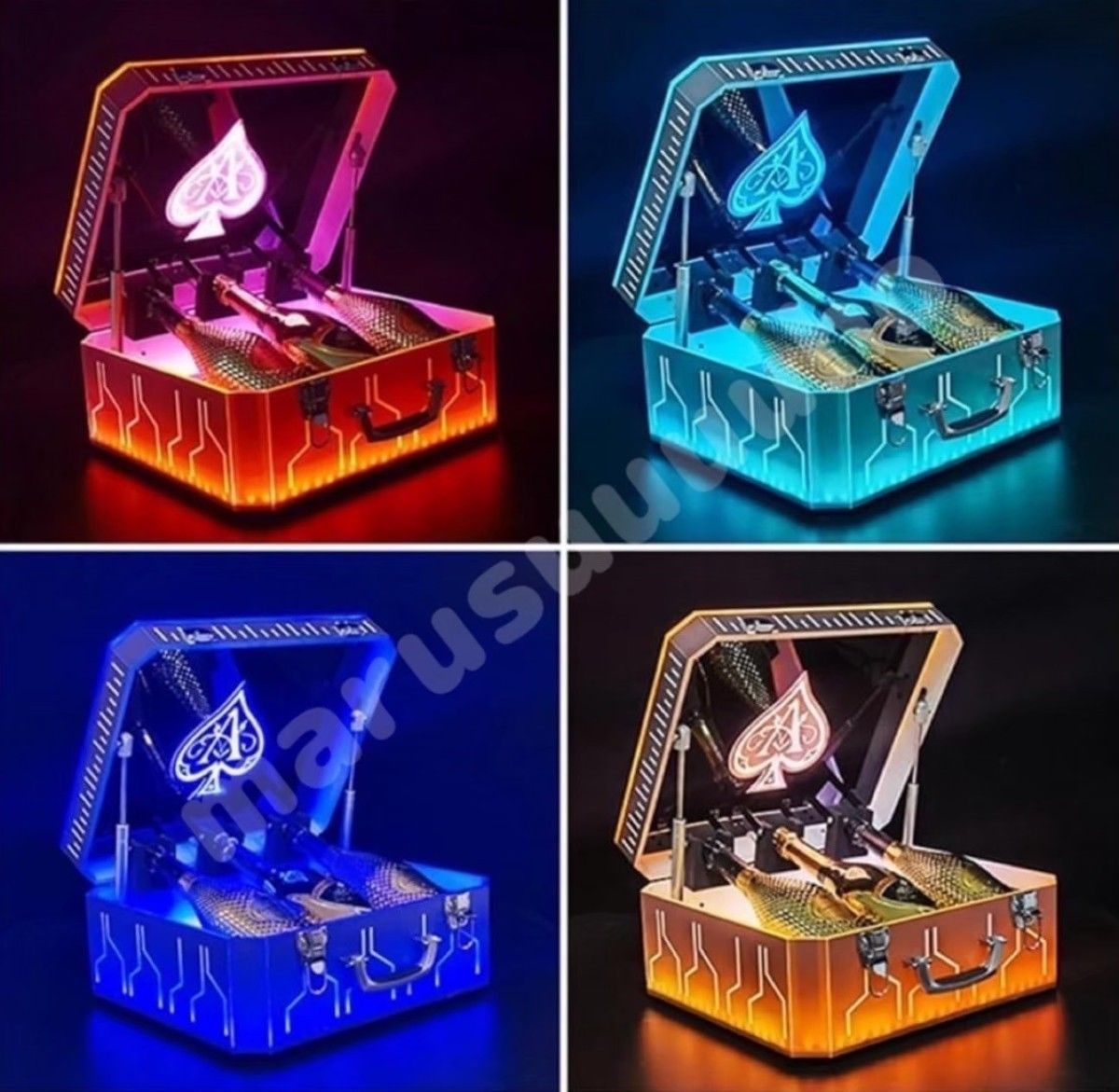 新品】シャンパンボトルケース アルマンド アタッシュケース コロフル