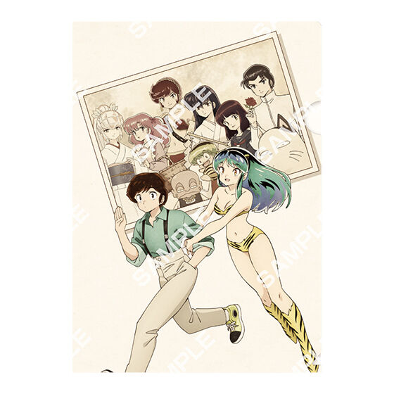 フラットガシャポン】うる星やつら クリアファイル｜ガシャポン