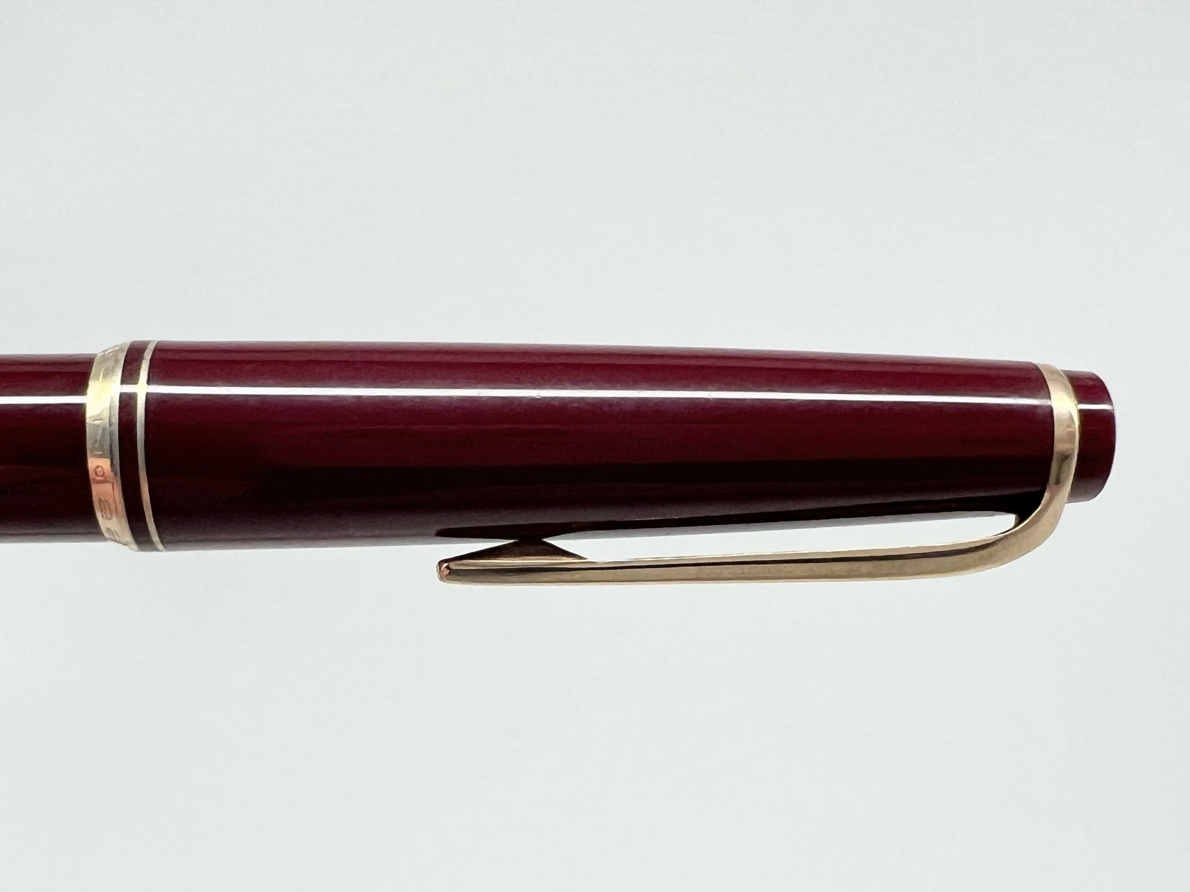 60s モンブラン No 22 ボルドー MONTBLANC No 22 （細字） 14K