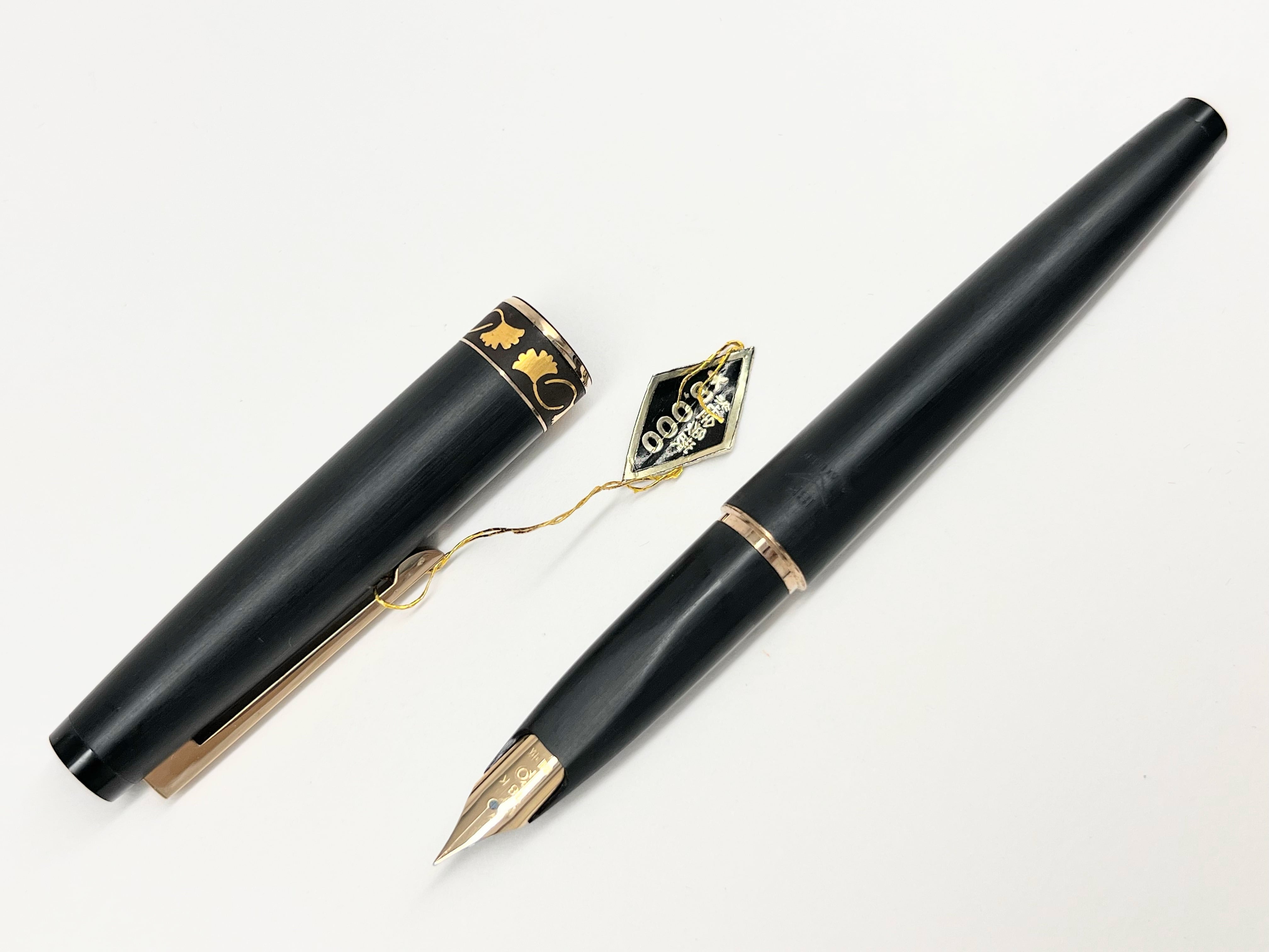 60s プラチナ18 純金肥後象嵌・銀杏 PLATINUM18 （細字） 18K 02665