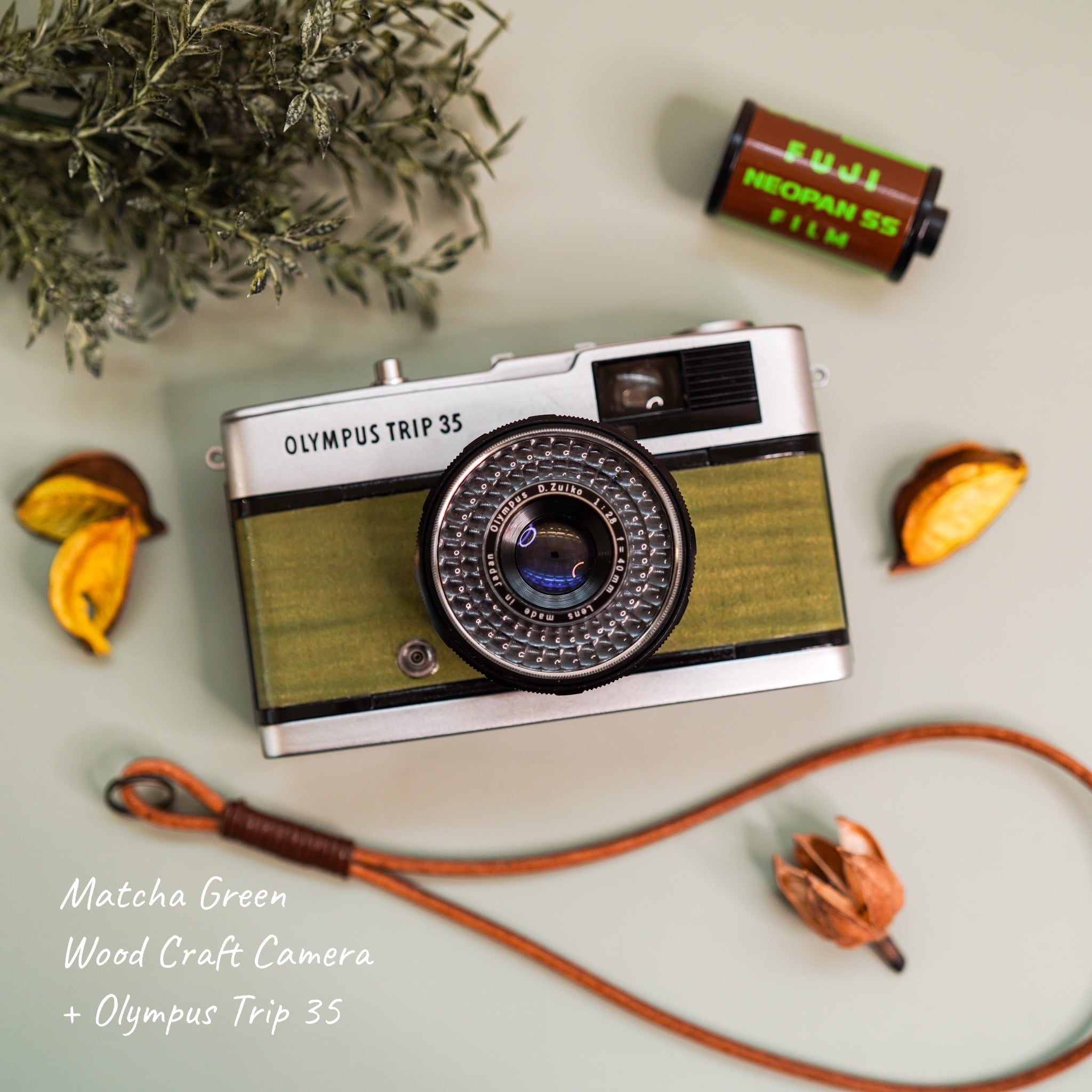 Denim Blue デニムブルー Olympus Trip35 | Macha Cameras