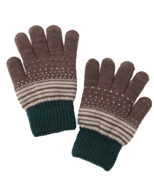 NEIGHBORHOOD. 22aw ボーダー柄手袋 M NEIGHBORHOOD. 22aw ボーダー柄