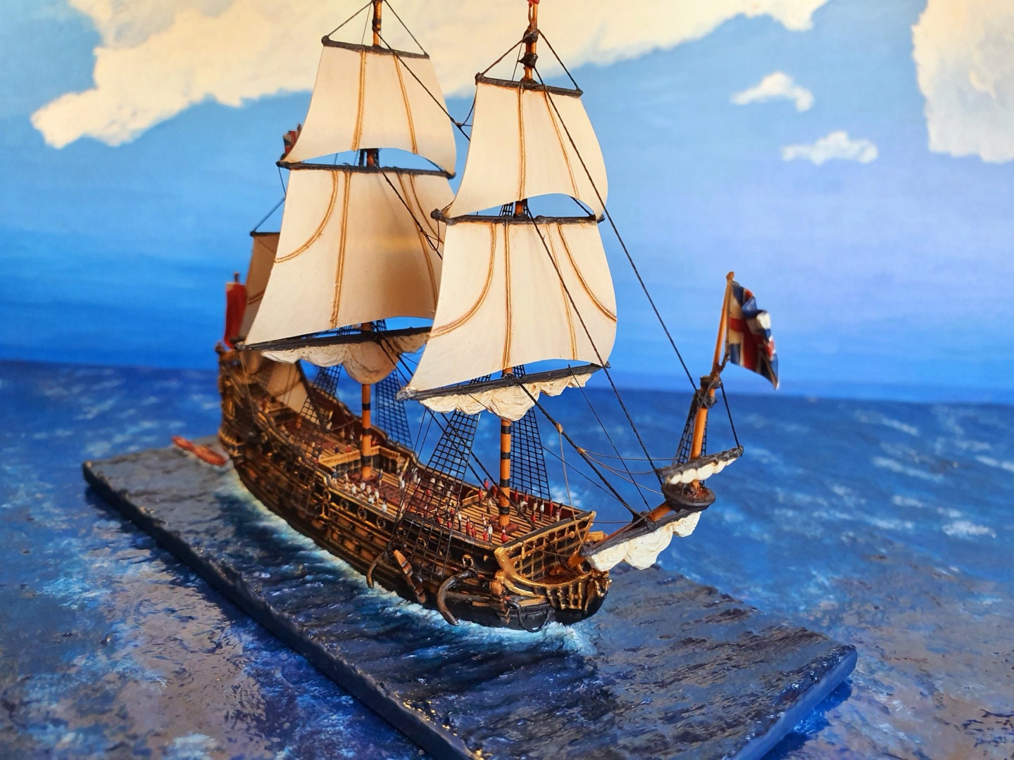 17th Century English Fleet | 8 Ships | Scales 1/600 Through 1/1200