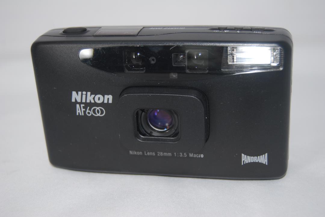 Nikon AF600 Panorama Black 35mm Point & Shoot Film Camera | eBay