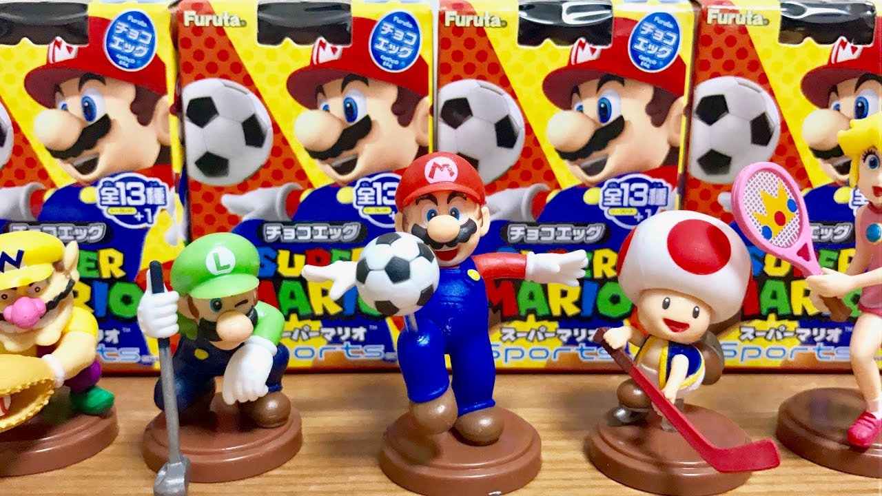 chocolate egg surprise SUPER MARIO SPORTS - YouTube