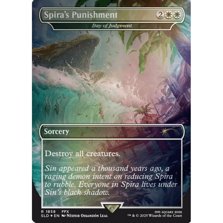 Magic the Gathering Secret Lair x FINAL FANTASY Game Over Foil Set