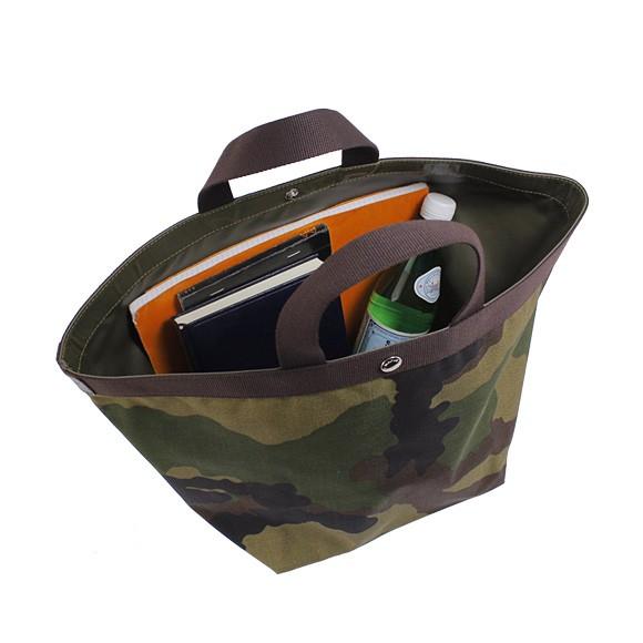 Herve Chapelier（エルベシャプリエ） トートバッグ CAMOUFLAGE