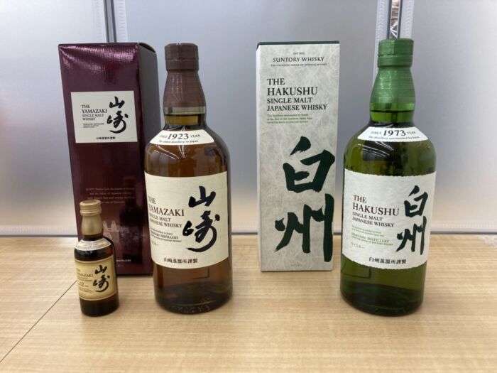 白州・山崎ウイスキー ミニボトル4本セット 白州 山崎 ミニボトル