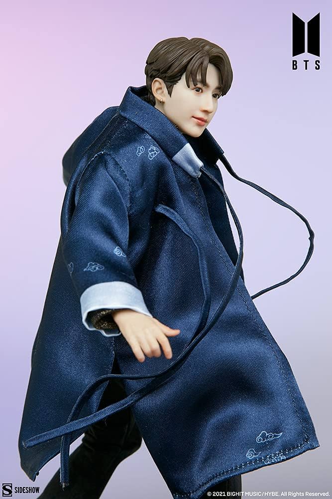 Amazon.com: BTS IDOL JUNG KOOK Non-Scale Statue Blue : Toys & Games