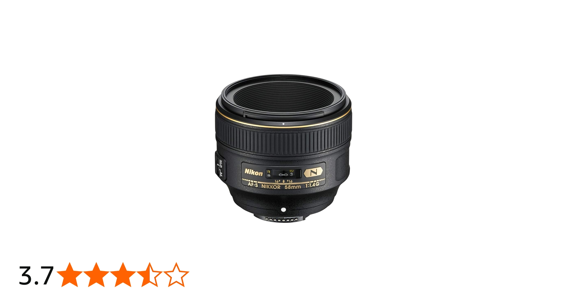 Amazon.co.jp: Nikon 単焦点レンズ AF-S NIKKOR 58mm f/1.4G Fマウント