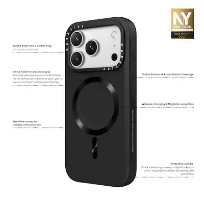 CASETiFY Apple iPhone 17 Pro Force Case Black CTF-34740051