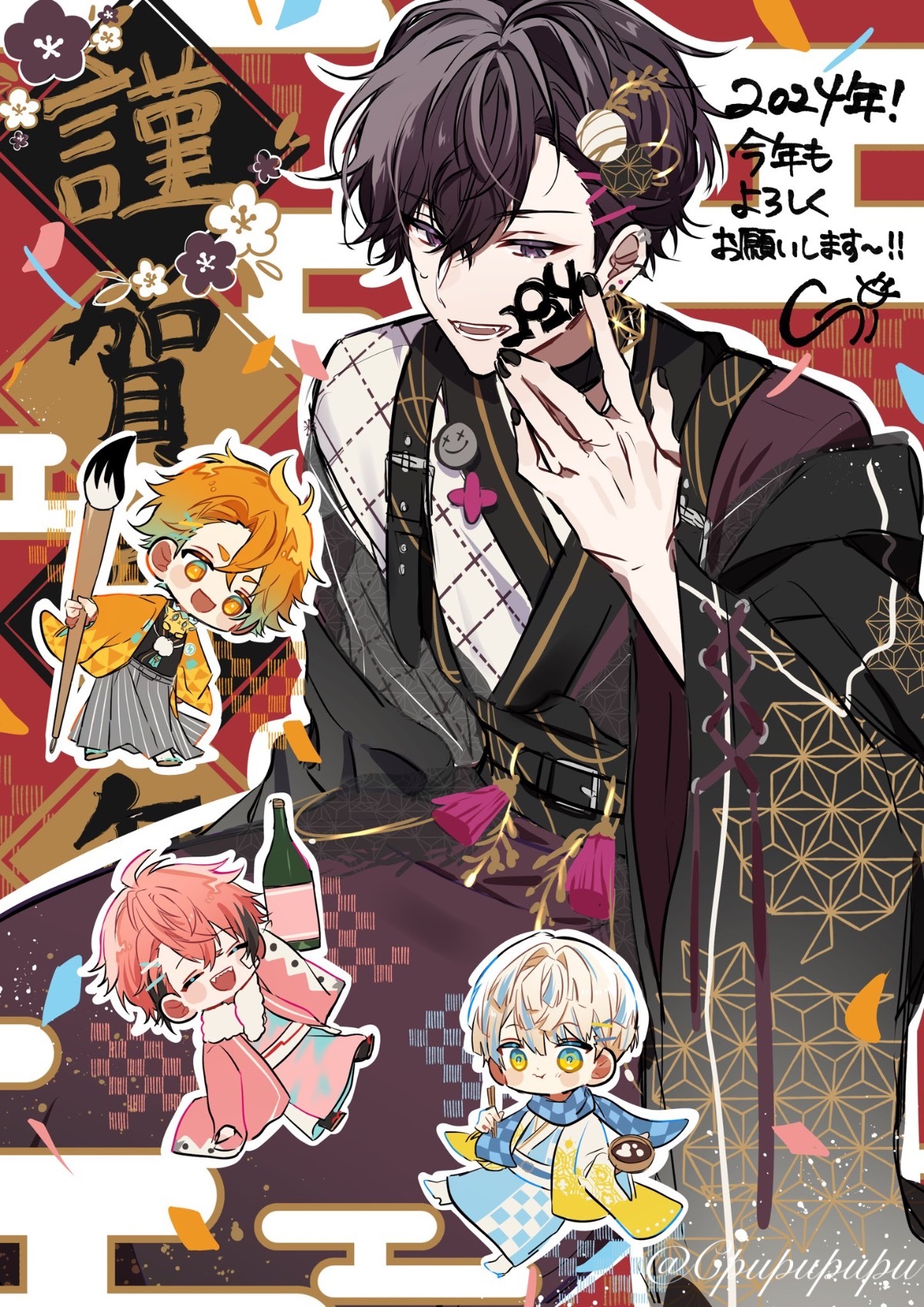 赤城ウェン誕生日キャンバスパネル