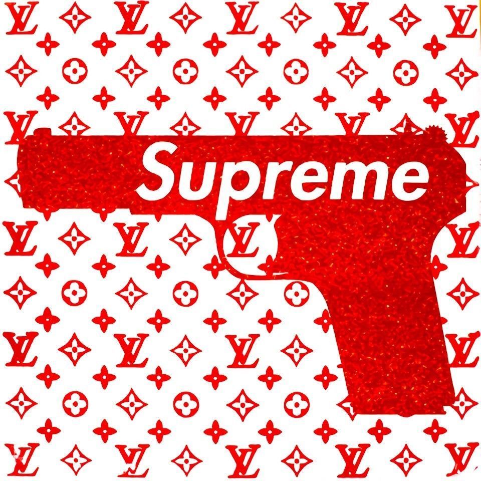 SHANE BOWDEN ルイ・ヴィトン Supreme ポスターフレーム SHANE BOWDEN