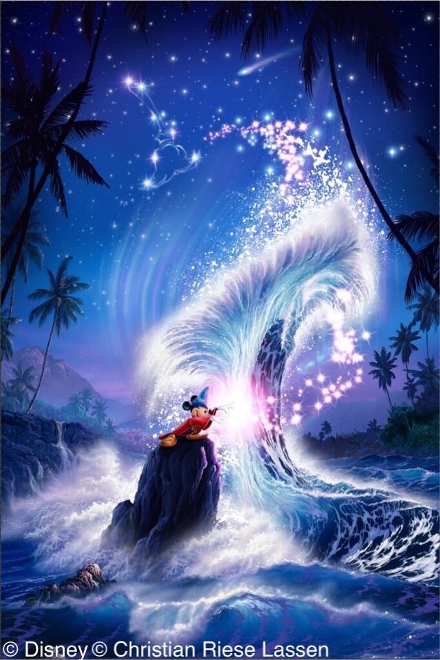 ミッキー ディズニーアート クリスチャンラッセン ソーサラー・オブ