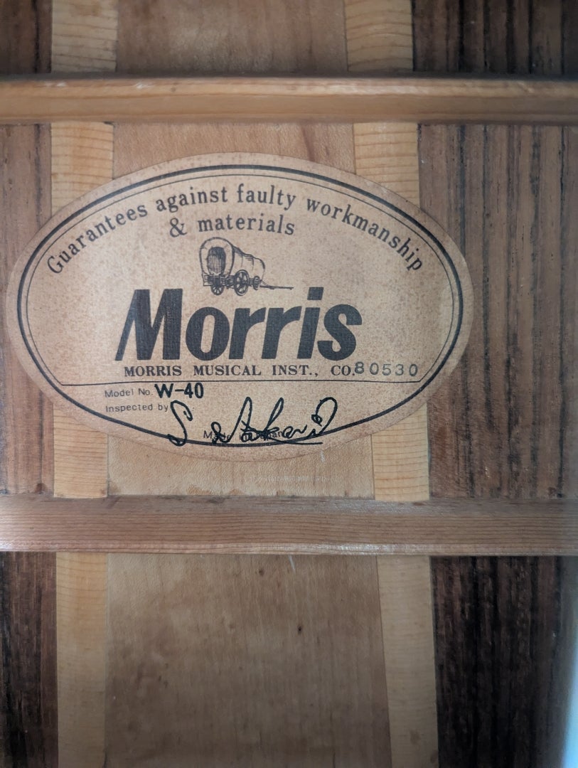 Morris モーリス W-40 3Pバック タテロゴ Morris モーリス W-40 3P