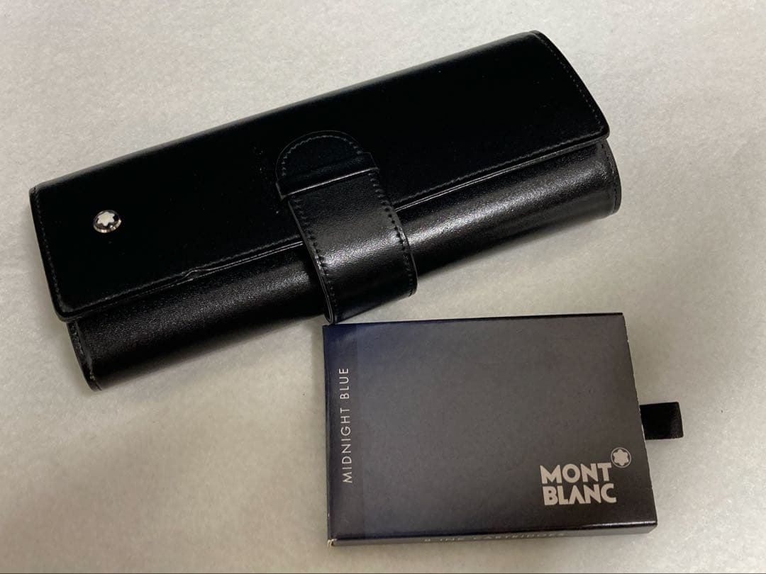 モンブラン　万年筆　ペンケース付　インクセット※刻印有　No.145 モンブラン 万年筆 ペンケース付 インクセット※刻印有 No.145