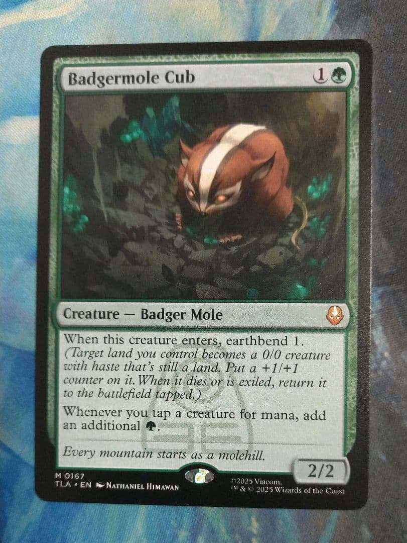 MTG アナグマモグラの仔/Badgermole Cub TLA 通常枠 英語版 TLA)アナグマモグラの仔(0167)/BADGERMOLE CUB | 神話レア・レア