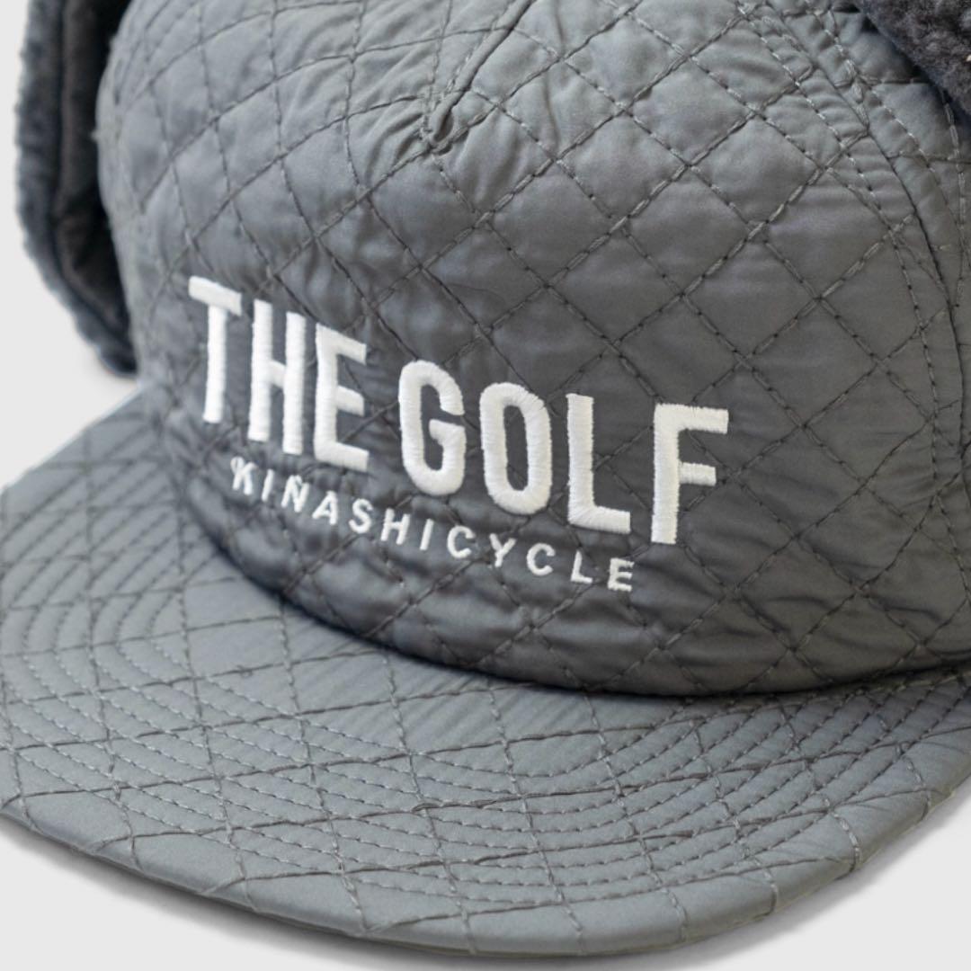 木梨サイクル ゴルフ キルティングイヤーフラップキャップ
