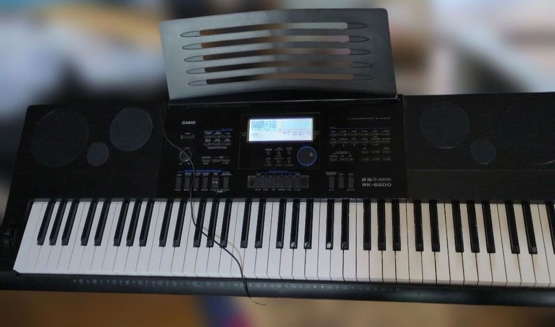 CASIO　WK-6600　本体　譜面台　アダプター Amazon.com: AC Power Adapter Compatible Replacement for CASIO WK