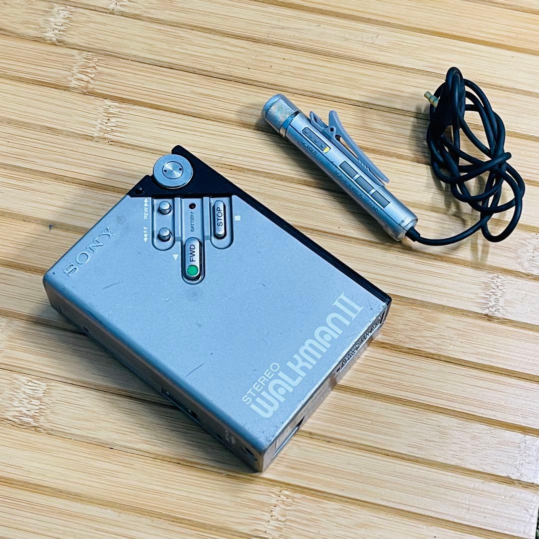 【レア！】SONY ウォークマン WM-2 シルバー 動作品 SONY WALKMAN WM-2 カセットウォークマン シルバー 整備済 TY412