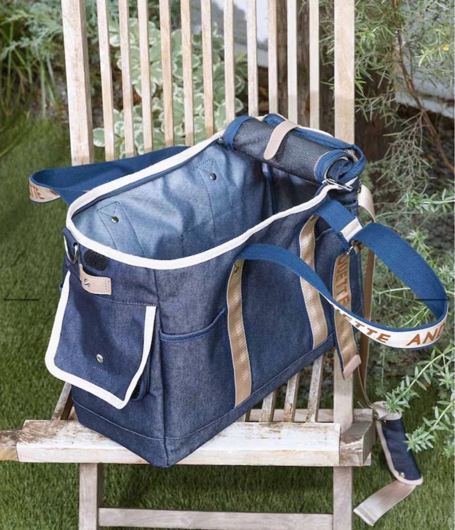 & chouette 《いぬのきもち制作協力》デニム2wayペットキャリーバッグ