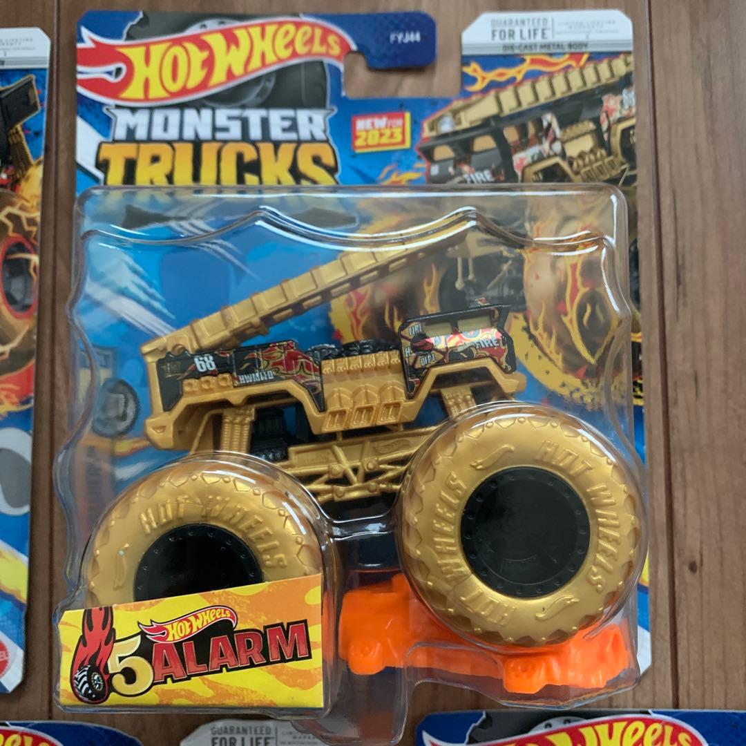 ‼️値下げ‼️ホットウィール　モンスタートラック　2023年発売　ゴールド版　全5種