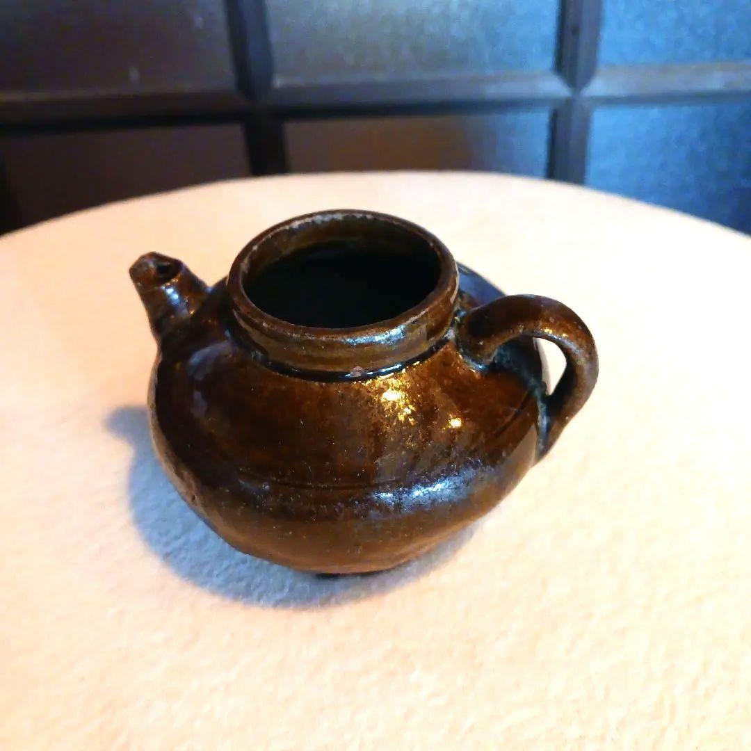 古瀬戸　飴紬水滴　江戸