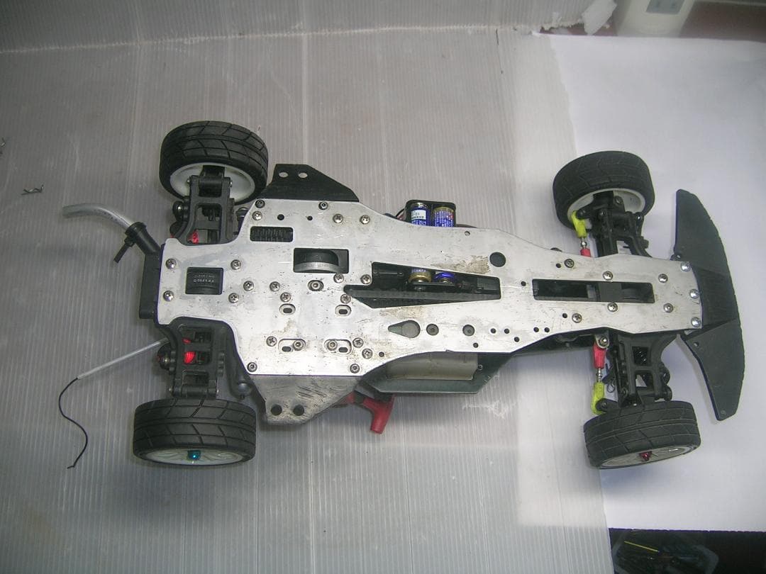 ２速ミッション！すぐ遊べる調整済!、簡易後方排気！京商GPスパイダーMkⅡ