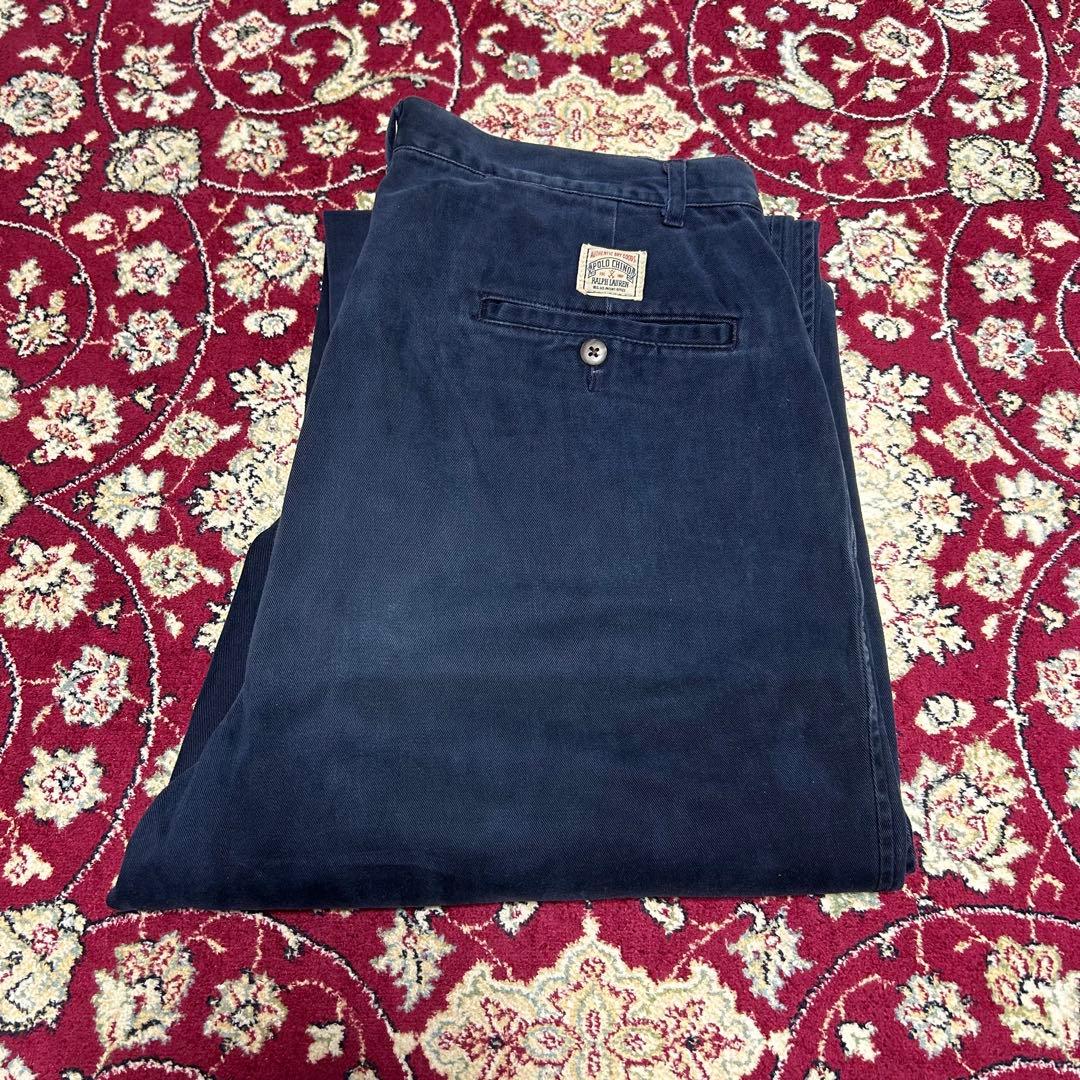 90s Polo By RalphLauren チノパン 初期タグ USA製 90s ポロラルフローレン USA製 ポロチノ チノパン 初期タグ 40×30 POLO