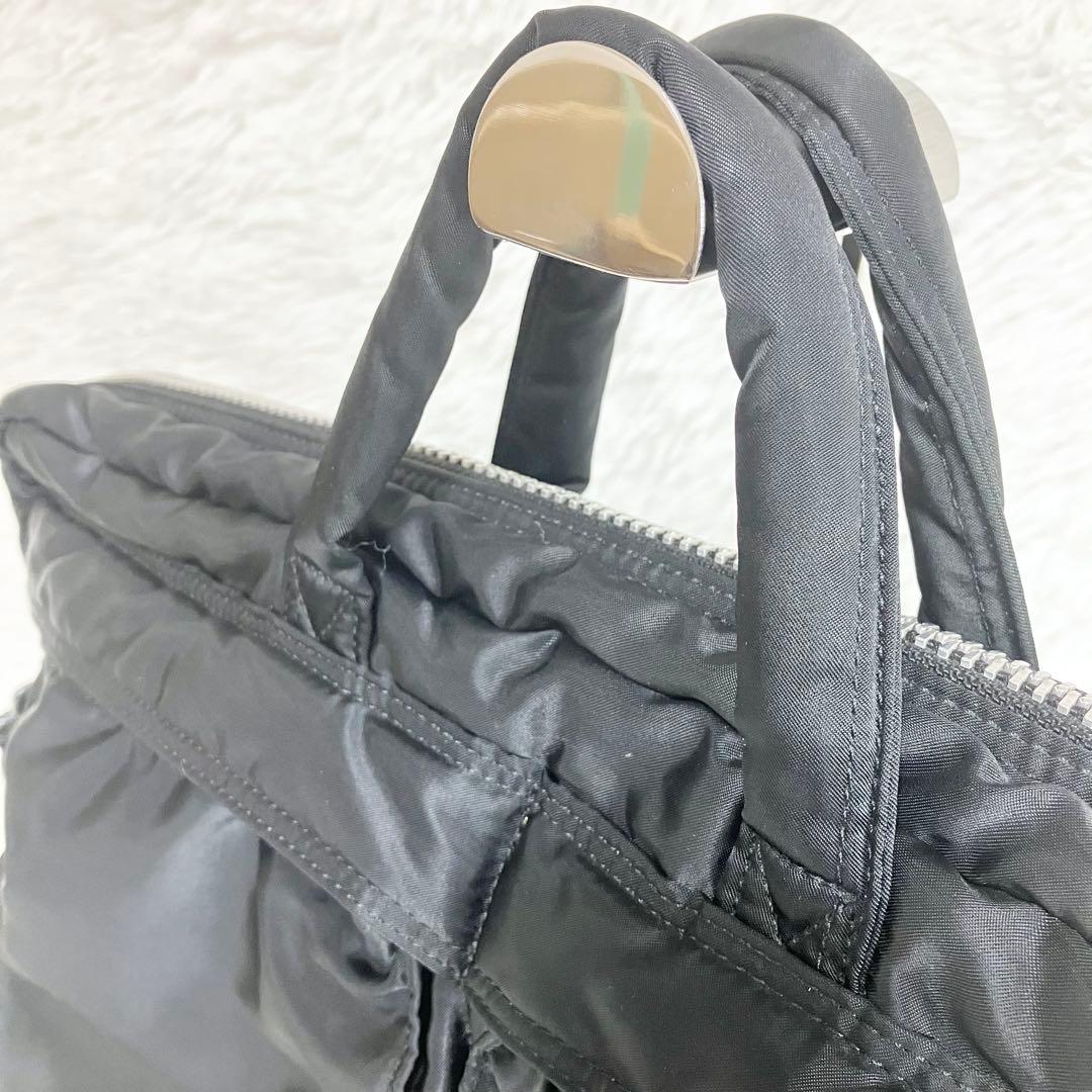 ポーター タンカー 2WAY ブリーフケース 黒 ナイロン ビジネスバッグ　A4