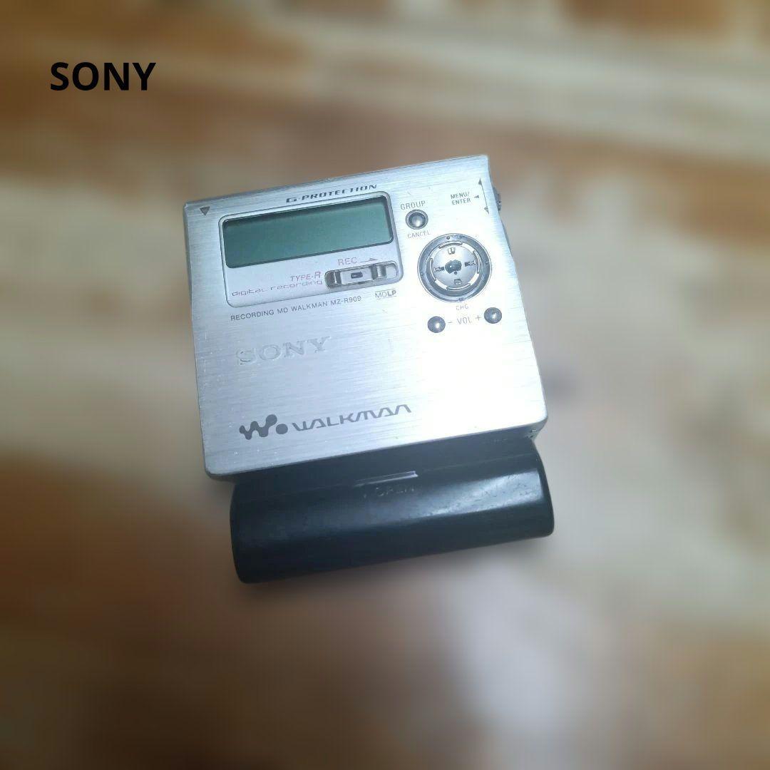 SONY ポータブルMD/MZ-R909プレーヤー シルバー Amazon | SONY ソニー MZ-R909 シルバー MDレコーダー MDLP対応 （MD