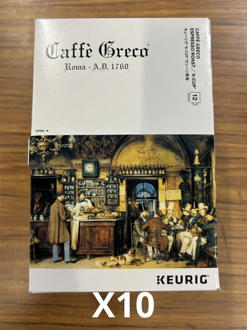 超お得商品～キューリグkカップカフェグレコエスプレッソロースト10箱セット 楽天市場】KEURIG K-Cup キューリグ Kカップ カフェグレコ
