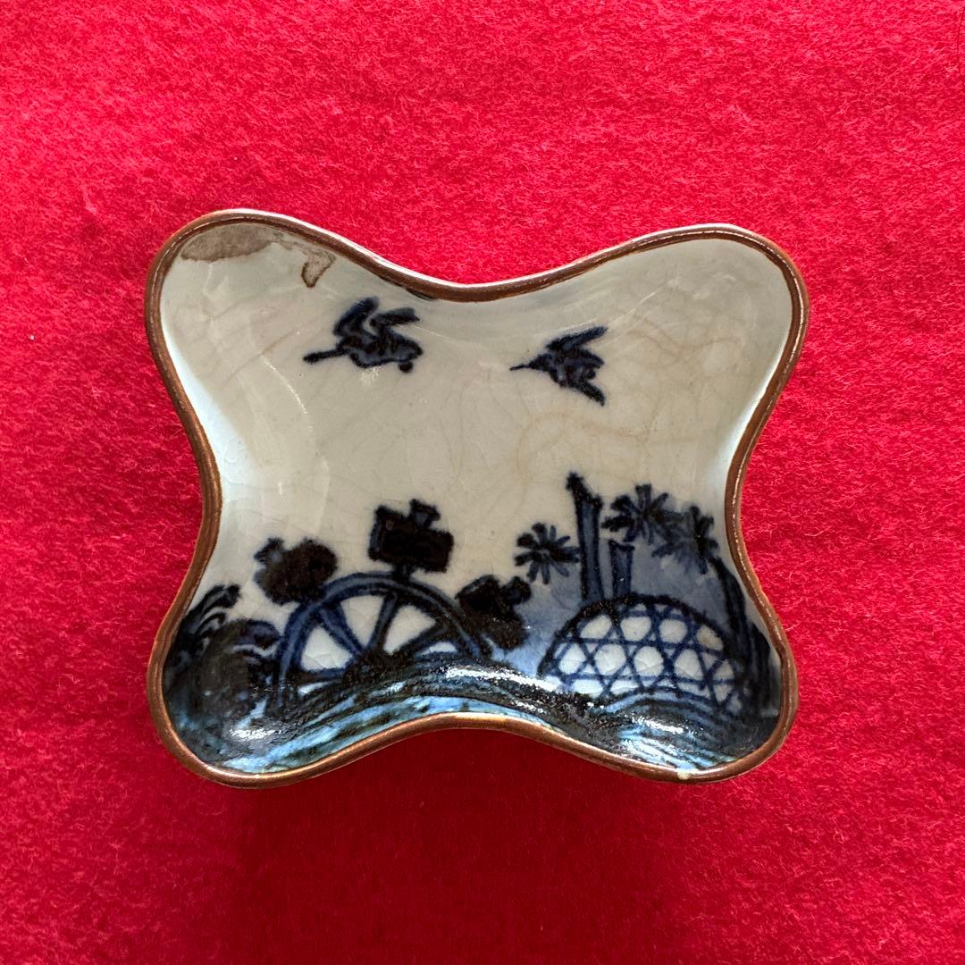 古伊万里　染付　豆皿　小皿 古伊万里 染付 小皿 豆皿コレクション 五枚 古伊万里 染付 小皿 豆