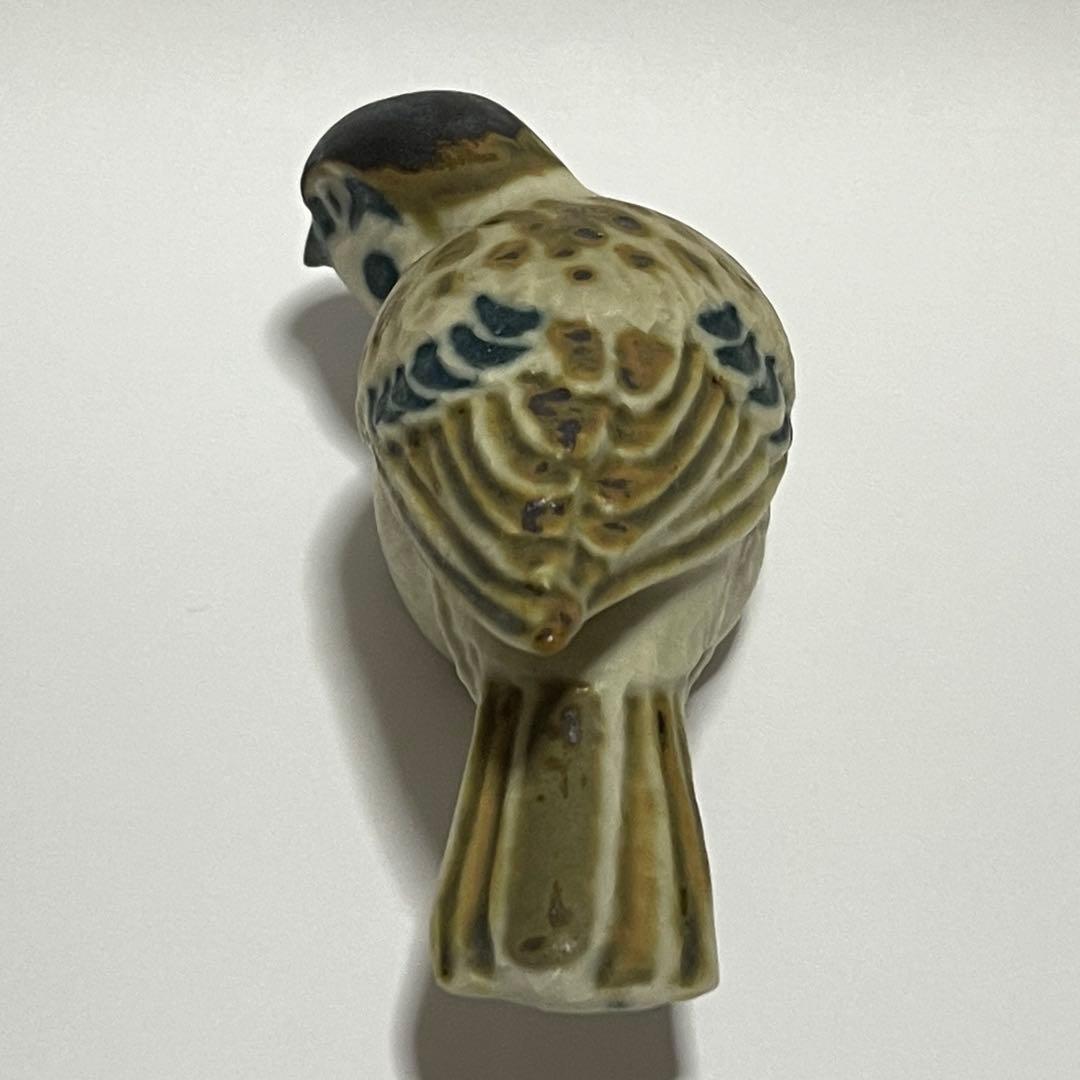 一技庵 林沐雨 群雀 京焼 置物