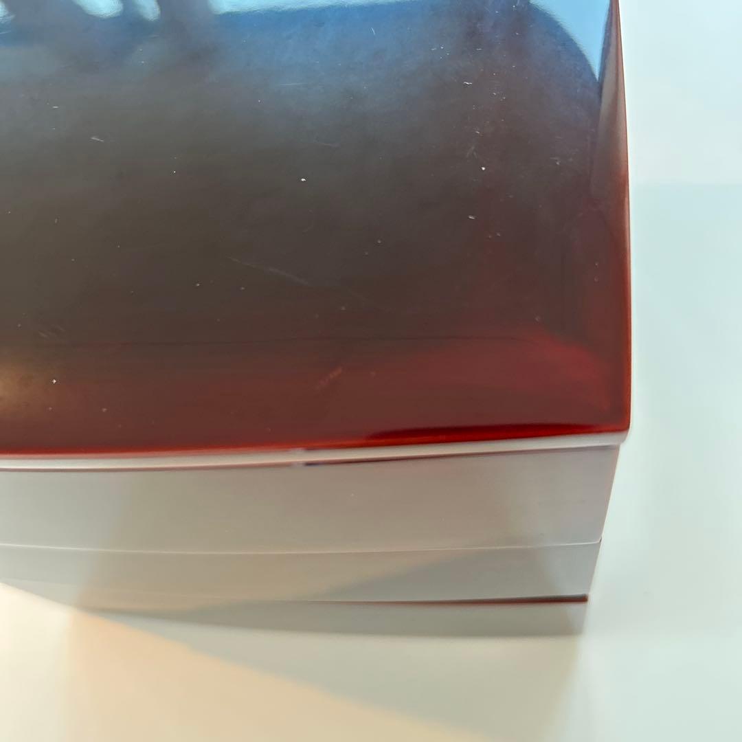 輪島塗 重箱 3段 溜➕半月盆わたぼうし5枚組